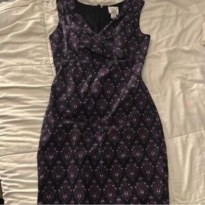 Disney The Dress Shop Haunted Mansion Wallpaper Wiggle Dress XS Halloween